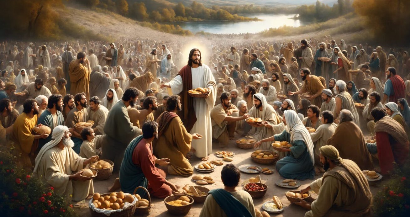 Jesus feeds the 5000